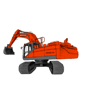 Doosan Solar DX420LCA