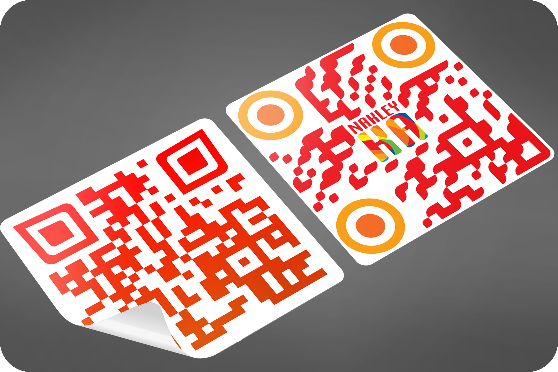 Наклейка qr-код