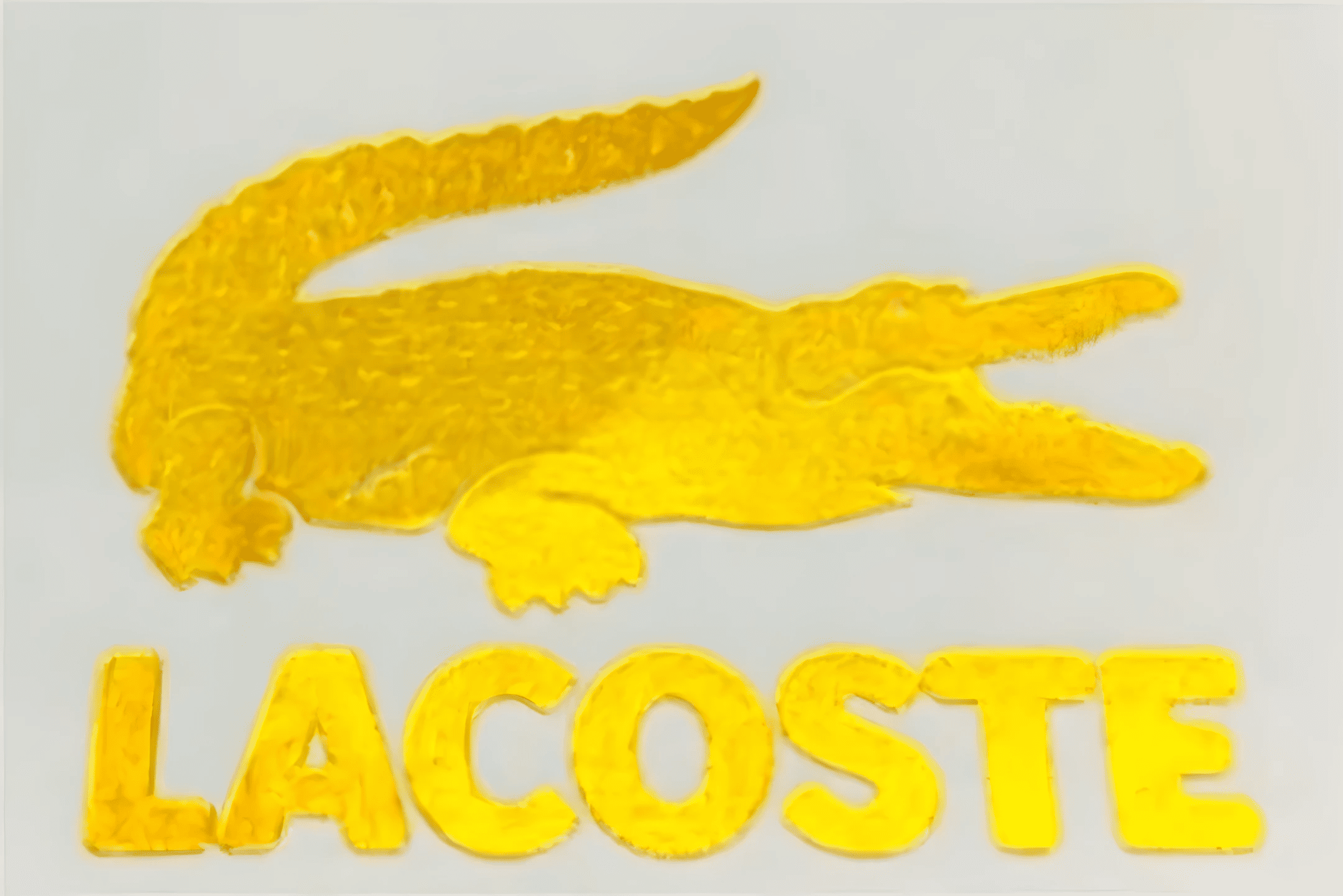 Наклейка с матовым золотом