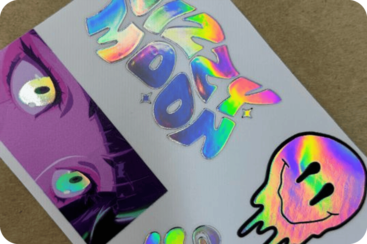 Наклейки с голографией