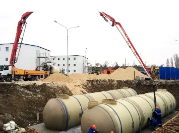 Подземные резервуары из армированного стеклопластика для сточных вод