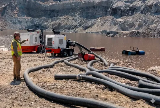 Насосная станция дизельная мотопомпа