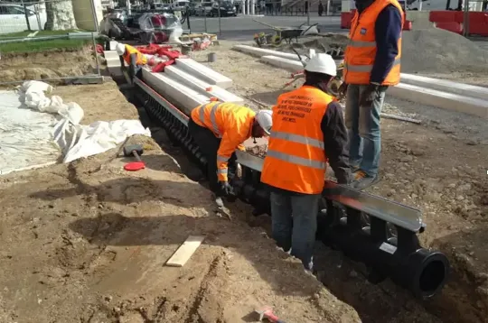 Каналы дождеприемники большого объема