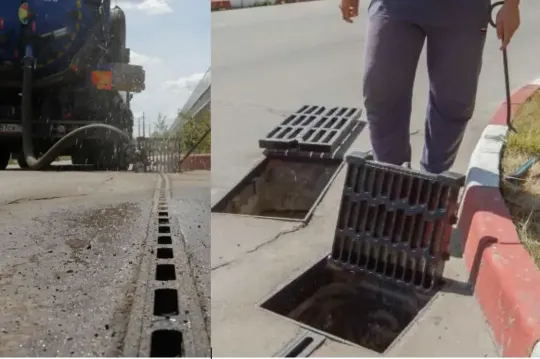 Промывка каналов ливневки