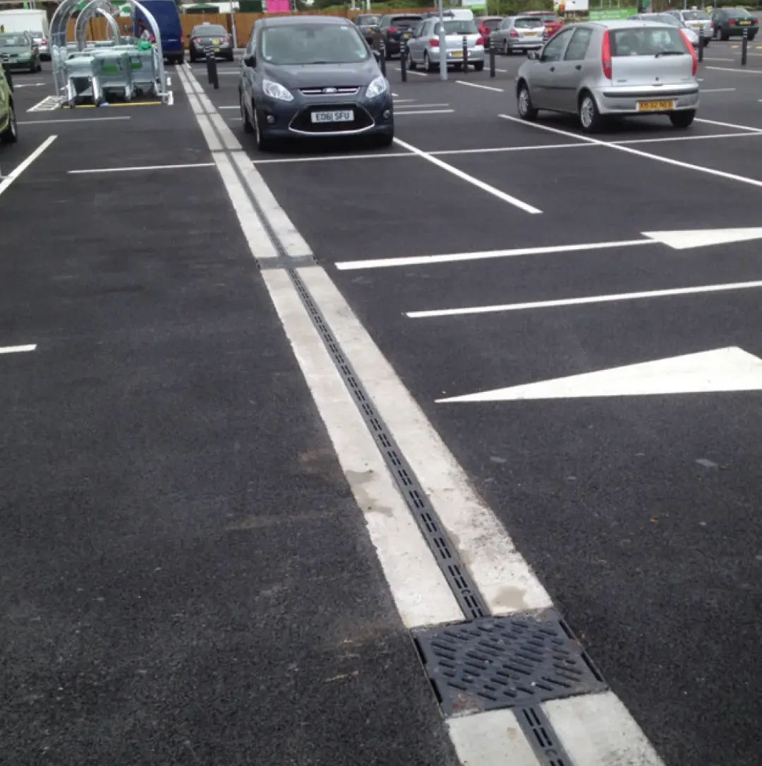 Дренаж парковок и паркингов