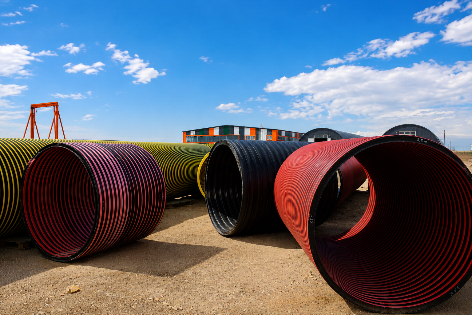 Спиральновитые трубы HDPE
