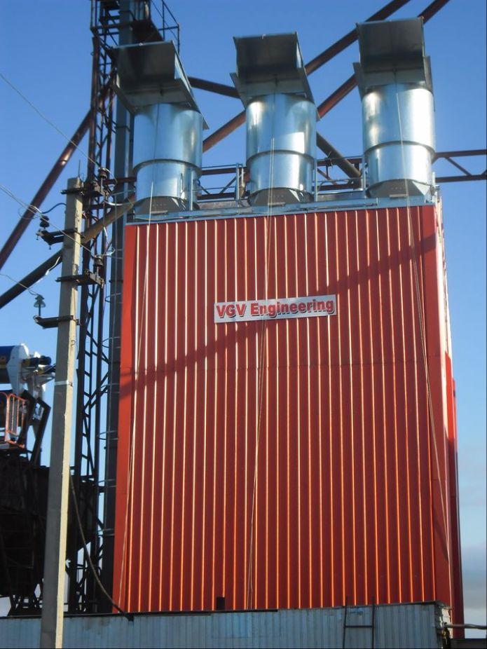 Шахтная зерносушилка CHIEF