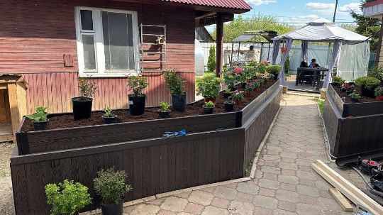 Вечные грядки из ДПК 