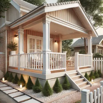 Ограждение для террасы ДПК