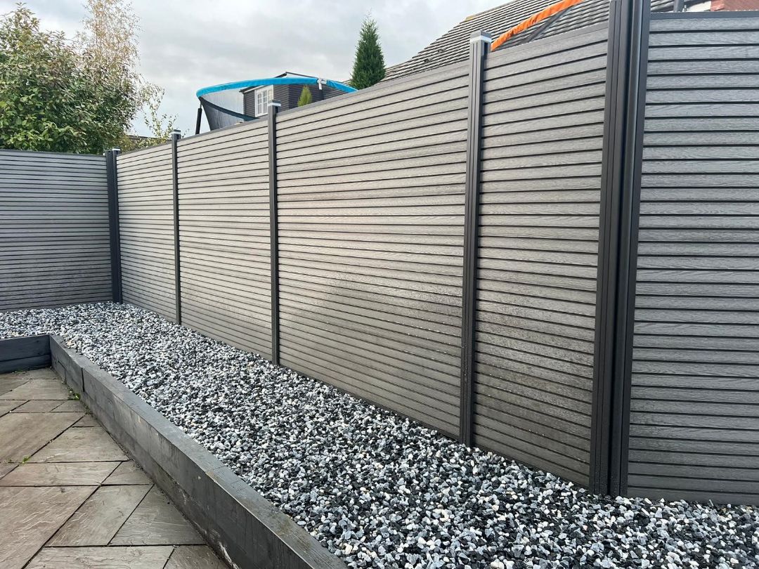 Забор из дпк реечный