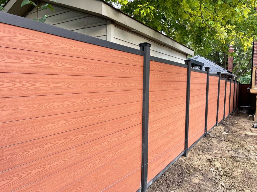 Модульный забор ДПК