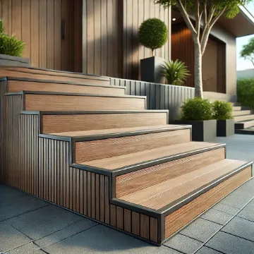 Ступени из ДПК