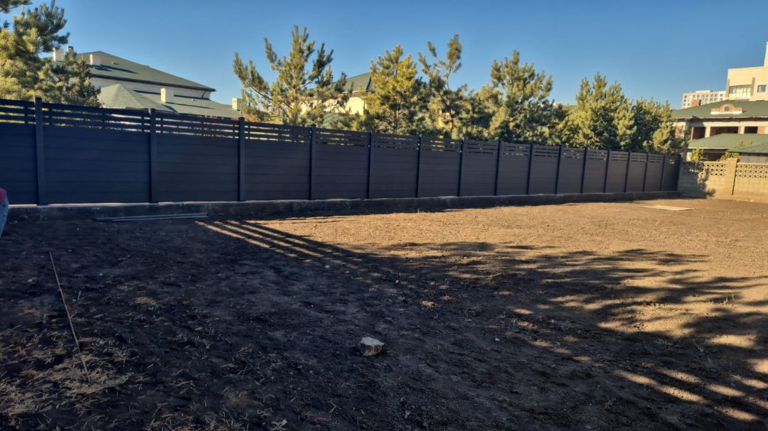 Модульный забор ДПК