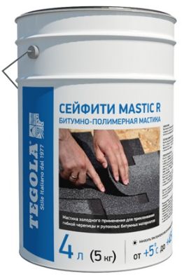 СЕЙФИТИ БИТУМНО-ПОЛИМЕРНАЯ МАСТИКА 5КГ