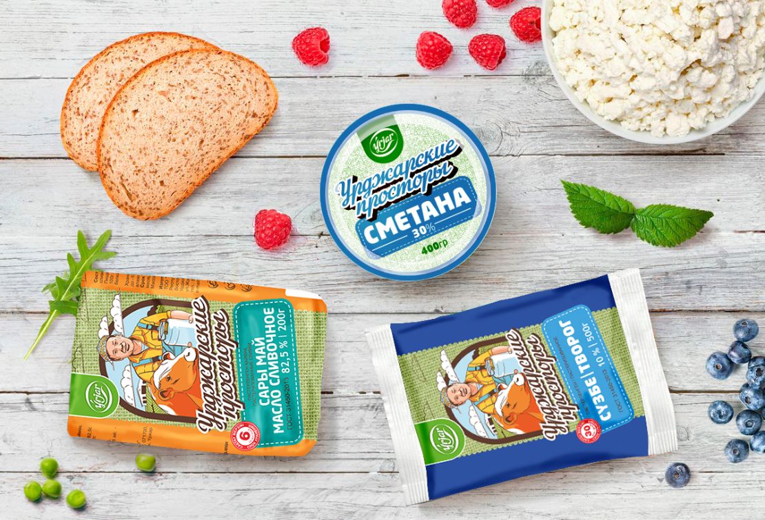 Дизайн упаковки молочной продукции